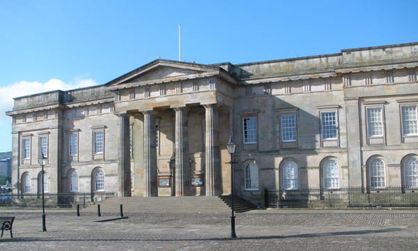 Customhouse Quay in Greenock