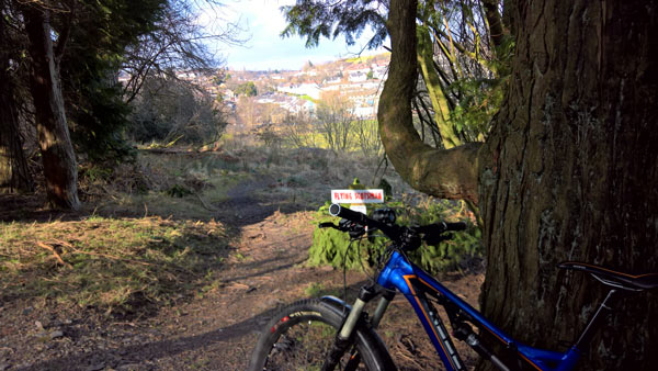 Flying Scotsman track at Rankin Bike Park