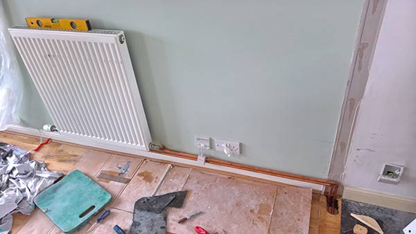 DIY relocating radiators